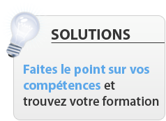 Faite le point sur votre formation et trouvez votre formation